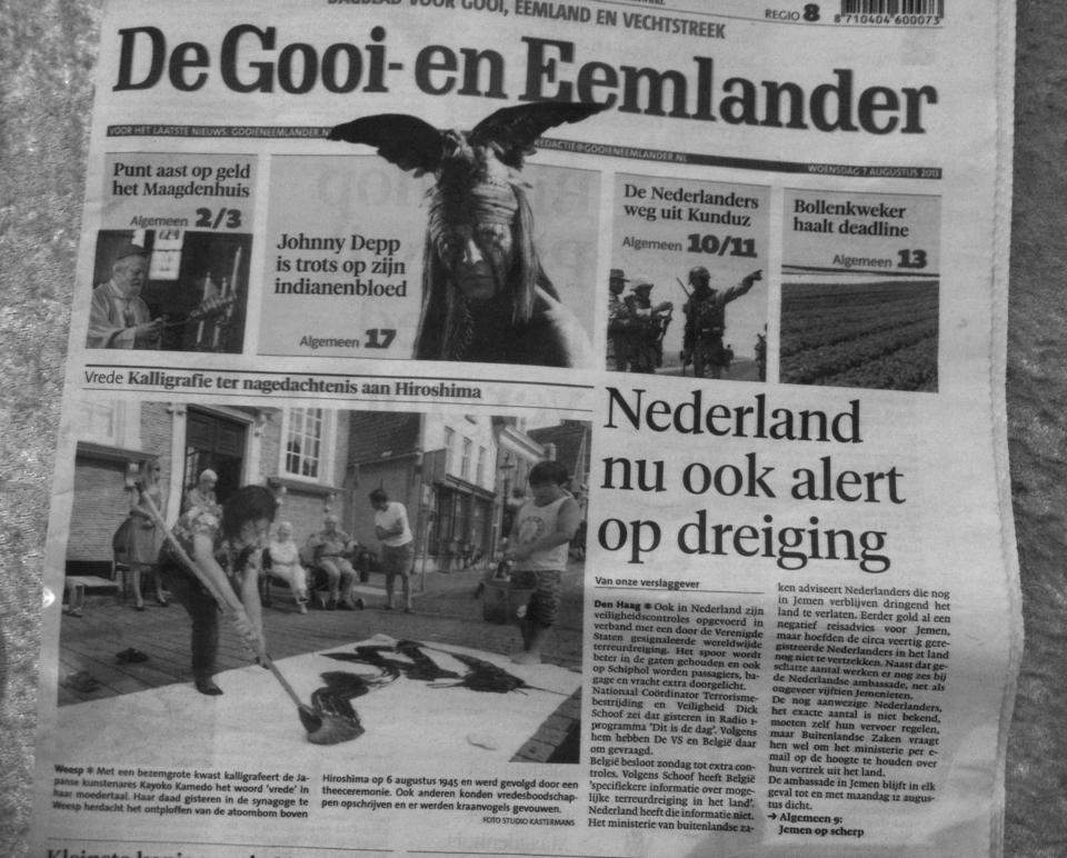 Japanse Vredesdag in Synagoge Weesp 2013