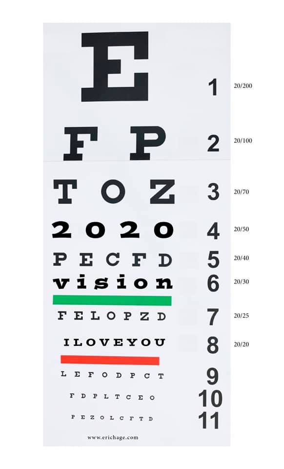 2020 Vision I Love You