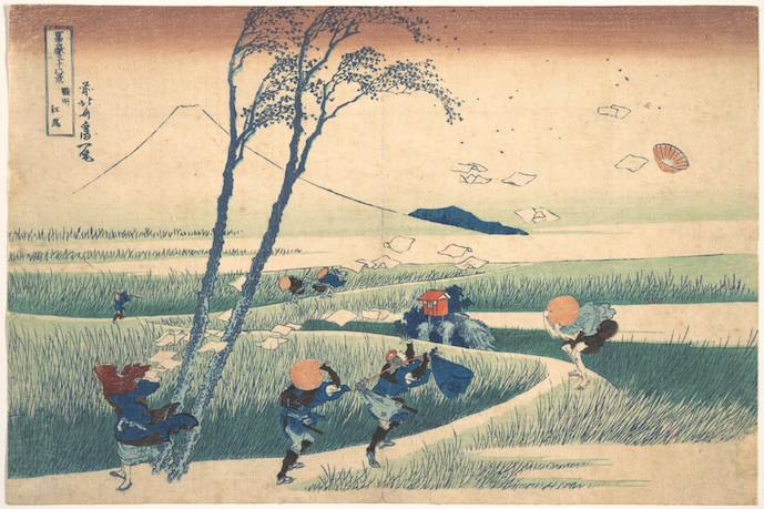Hokusai - a gust of wind